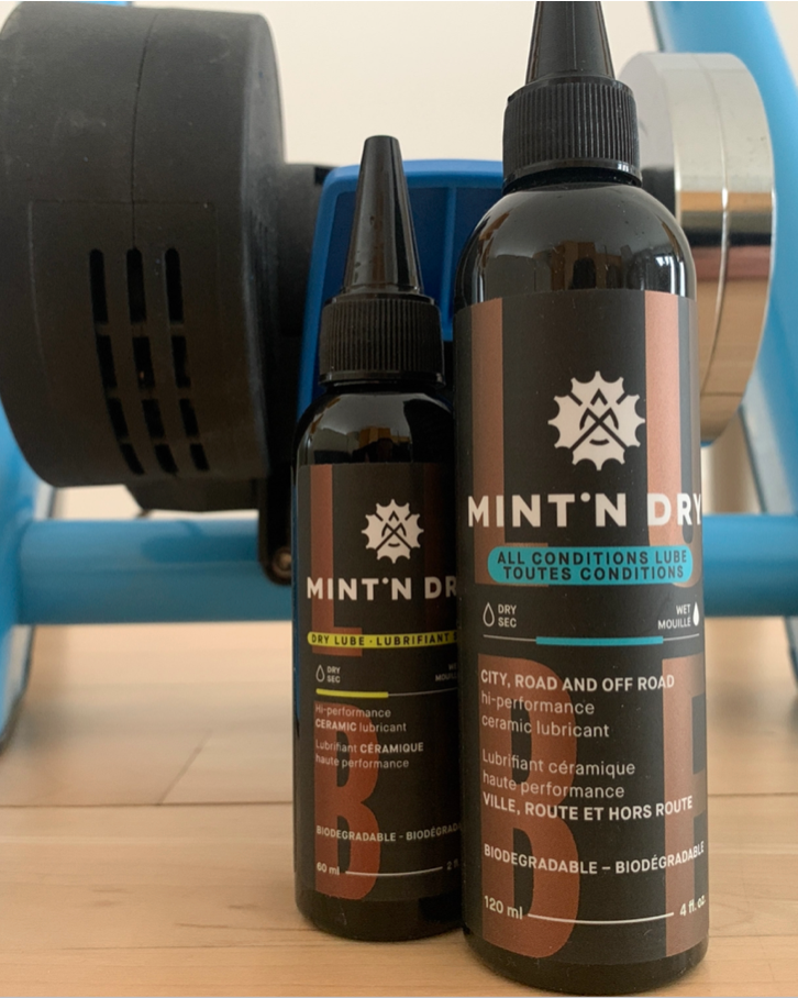 Bike ready for the road after winter trainer season — maintenance checklist with MINT'N DRY products
