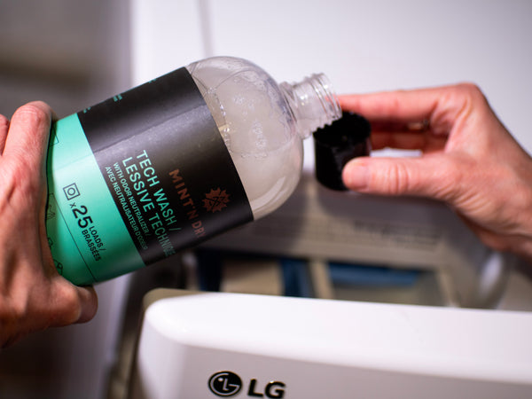 Lessive technique MINT’N DRY – Détergent et neutralisant d’odeurs pour vêtements de sport
