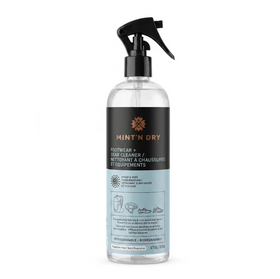 Nettoyant Chaussures & Équipement MINT’N DRY – Spray nettoyant pour chaussures de vélo, baskets et équipement