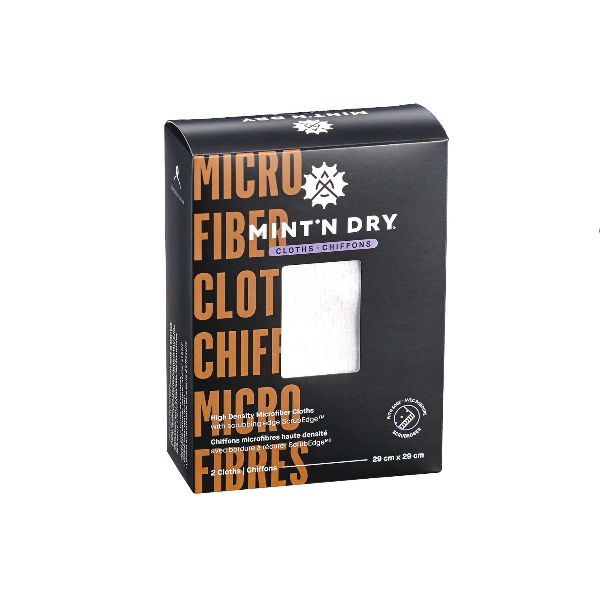 MINT'N DRY ScrubEdge Microfiber Cleaning Cloths