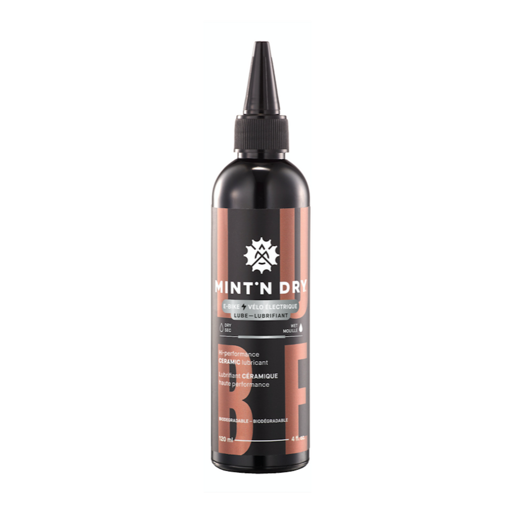 MINT’N DRY E-Bike Chain Lube – Ceramic Bike Chain Lubricant for High-Torque E-Bikes