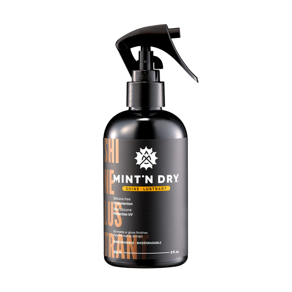 MINT'N DRY Lustrant Vélo – Protection sans silicone contre la poussière, l'eau et les dommages UV