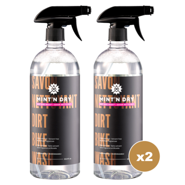 MINT'N DRY BIKE WASH CLEANER X2
