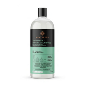 Lessive technique MINT’N DRY – Détergent et neutralisant d’odeurs pour vêtements de sport